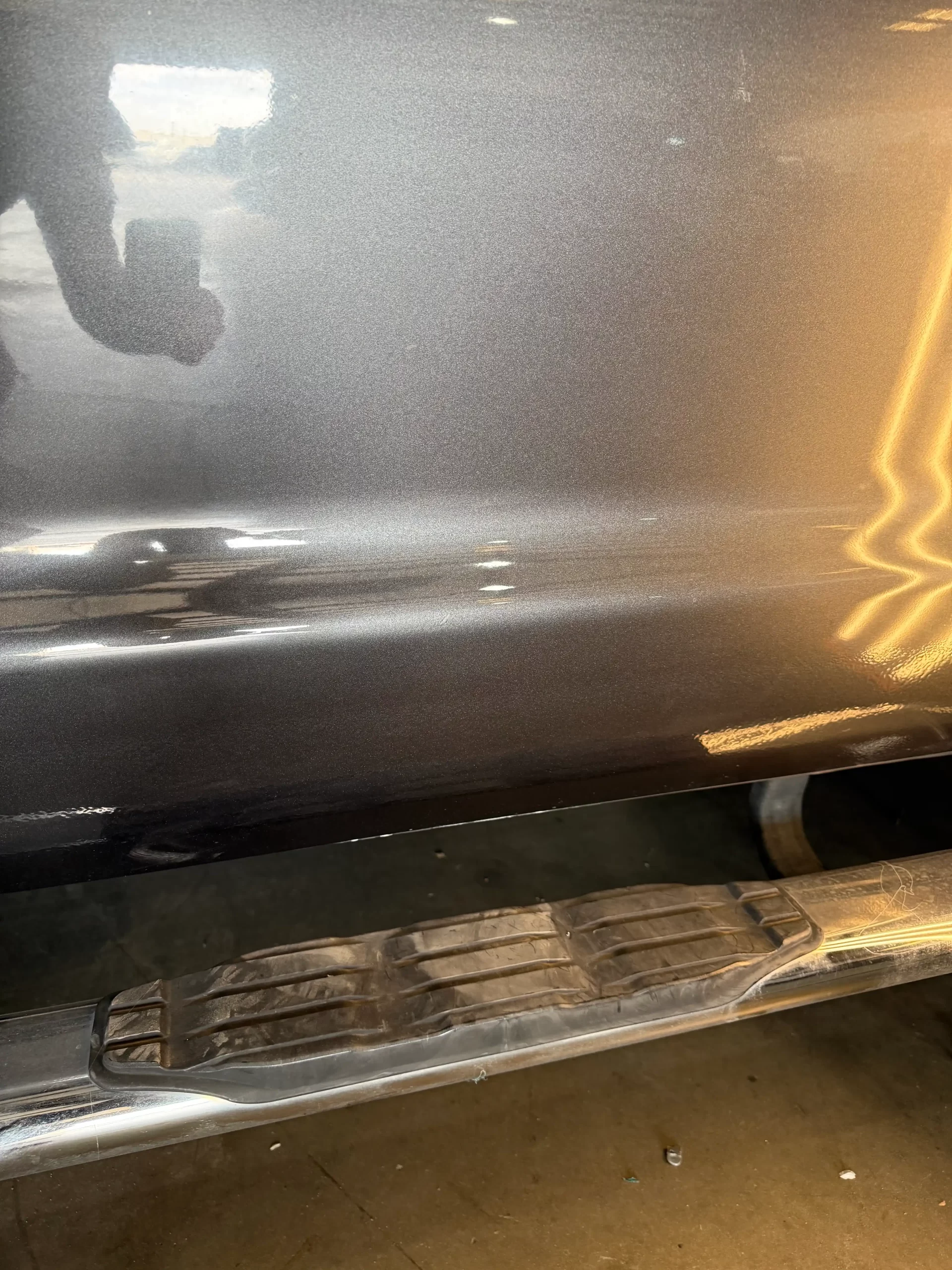 After: Large body dent eliminated using advanced PDR methods